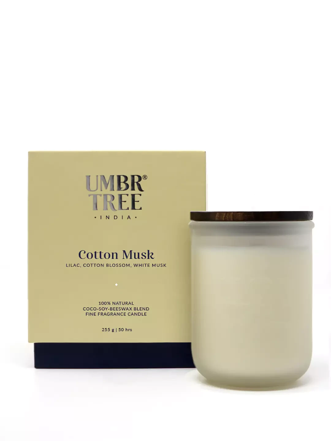 Cotton Musk Organic Fine Fragrance Candle 255 gm